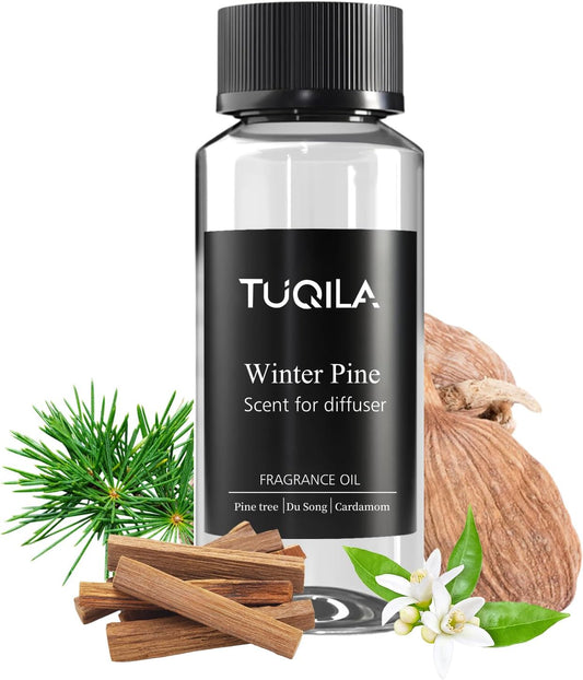 Hotel Waterless Diffuser Oil Winter Pine, Essential Scent Oil Usage Cold Air Waterless Diffuser, Luxury Scents Oils Fragrance Bottle120 ML Home Natural Flavour