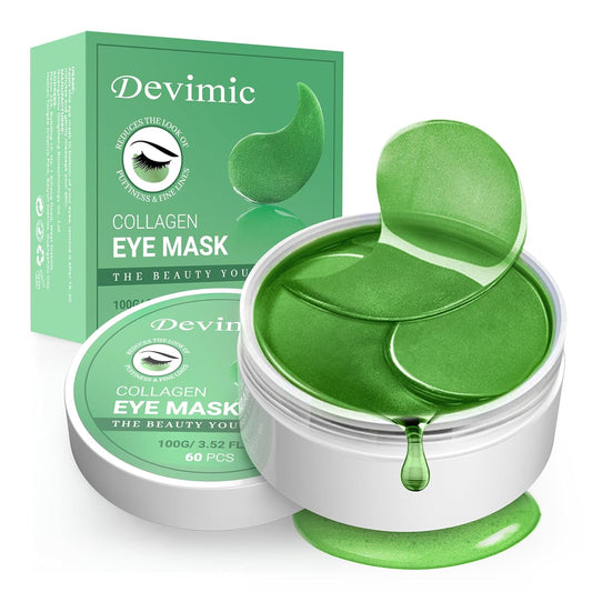 Under Eye Mask, 30 Pairs Seaweed Eye Masks for Dark Circles and Puffiness Treatment, Under Eye Patches for Puffy Eyes and Eye Bags, Gel Eye Mask Eye Pads for Face Skin Care