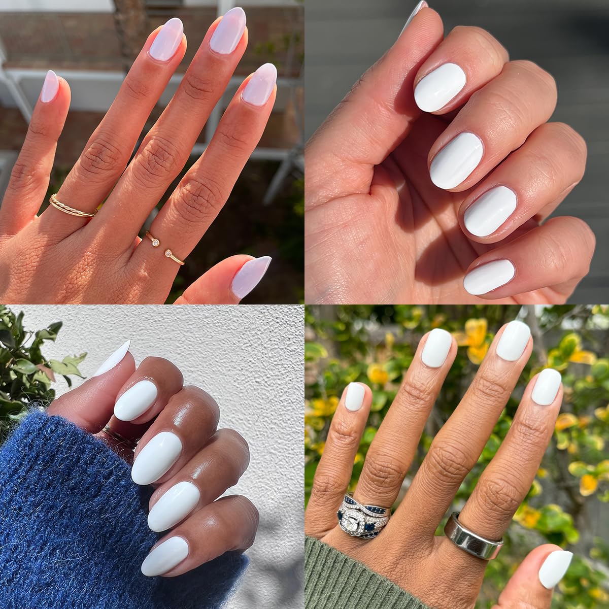 Olive & June Quick Dry Nail Polish | Instant, Fast-Drying, Smudgeproof Color | 15-free, Vegan, Cruelty-Free Formula | Lasts up to 5 Days | Salon-Quality Manicure, Pedicure at Home | Swan Opaque White
