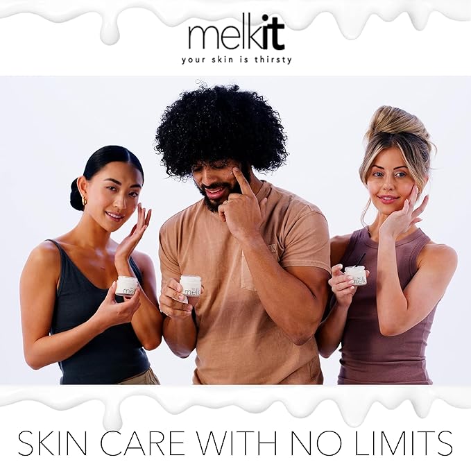 Face Melk Daily Moisturizing Face Cream - Natural Facial Moisturizer - Hydrating Skin Care for All Skin Types - Helps Fight Signs of Skin Aging for Women & Men - Soothe Sensitive Skin - 1.9 oz