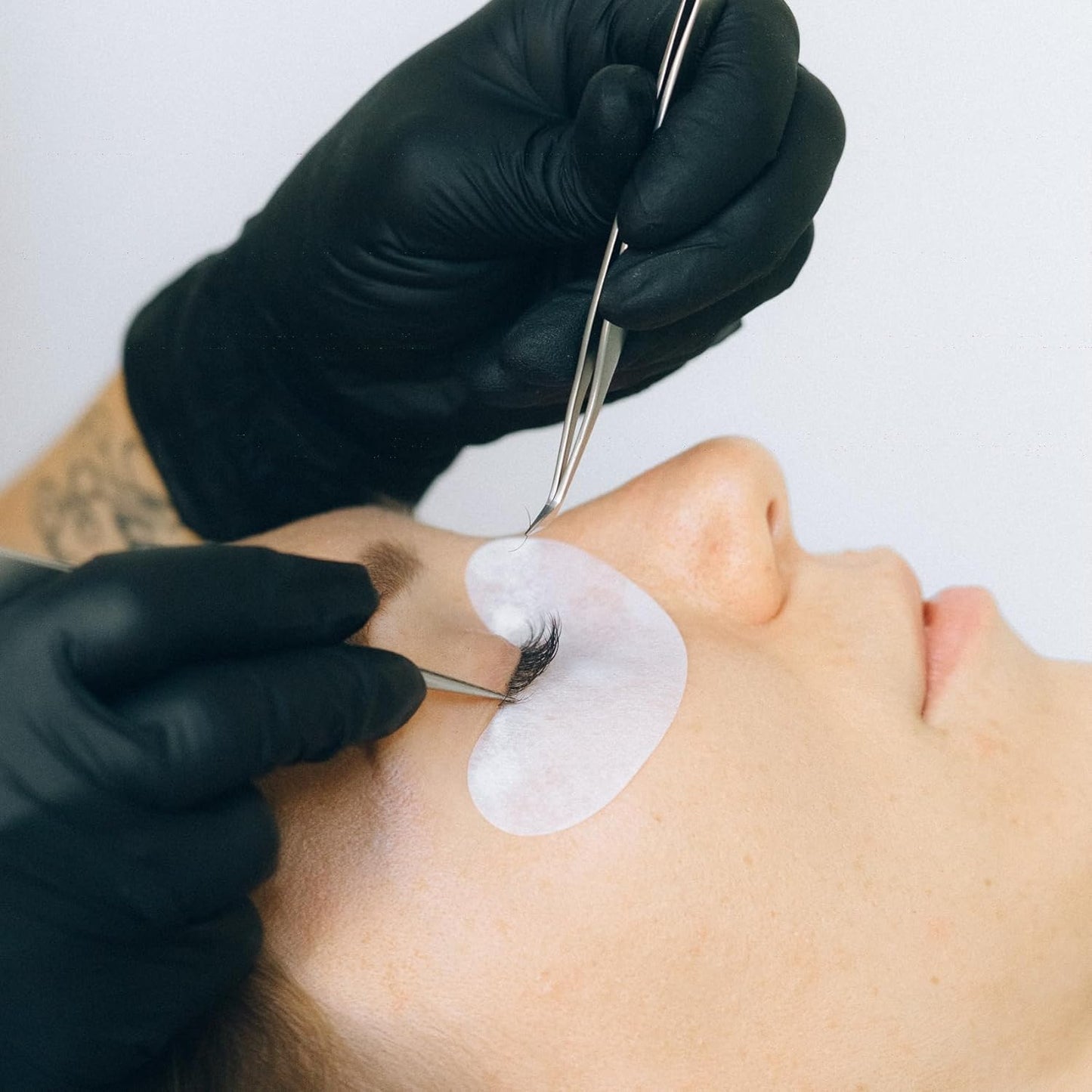 70 Pairs Under Eye Patches, Isolation Eyelash Extension Pads, Under Eye Gel Pads for Pro Salon and Individual, DIY Lashes Extension Supplies (Purple)