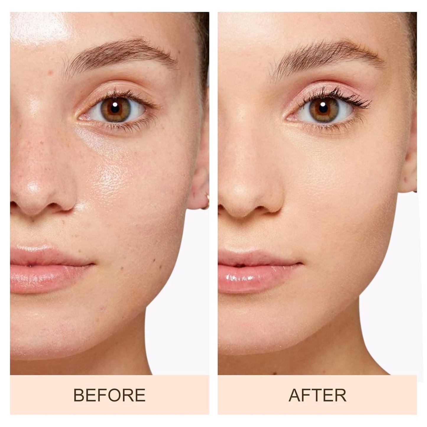 Boobeen Matte Face Finishing Powder, Smooth Setting Pressed Powder Makeup Oil Control Lightweight Long Lasting Makeup Setting Foundation Compact Powder, Soft Focus Effect Translucent Finish