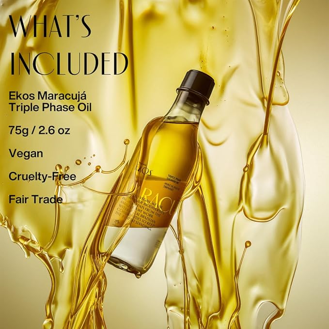 Natura – Passion Fruit Body Care Bundle – Maracujá Lotion, Body Oil & Hand Cream – Calming & Hydrating Vegan Skincare – 24H Moisturization – Brazilian Beauty Ritual for Soft, Glowing Skin