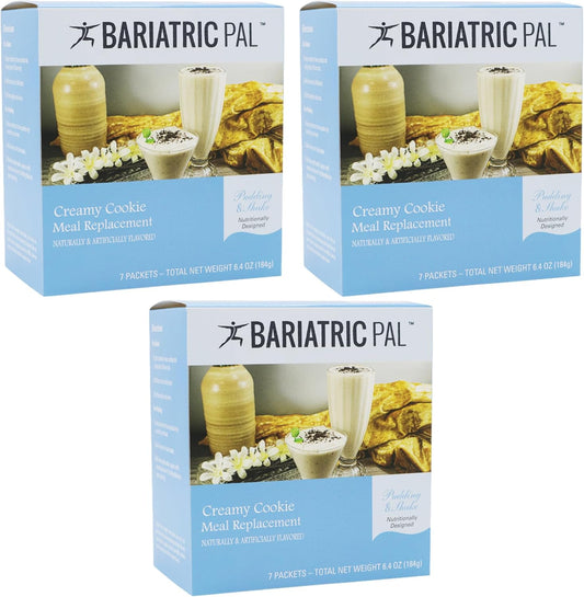 BariatricPal 15g Protein Shake or Pudding (Aspartame Free) - Creamy Cookie (3-Pack)