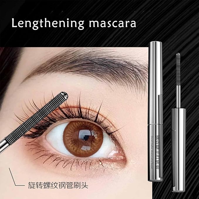 Eyelash Primer before Mascara Volume and Length Curl Waterproof Sweatproof Lengthening Mascara Primer Non-Smudge Long Lasting