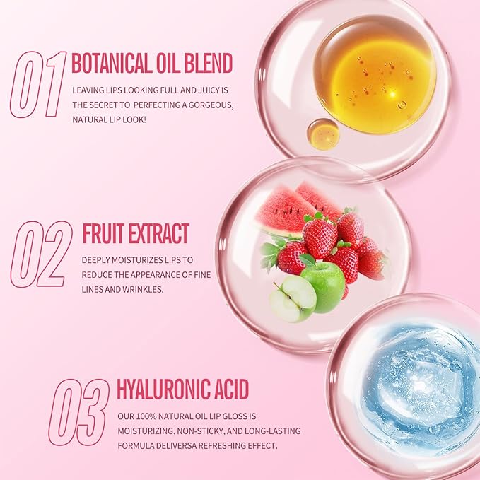 Fruit Lip Mask Set with Honey & Vitamin E, Moisturizing Overnight Treatment, Effective Reduces Lip Lines Prevention Dry and Cracked (4 Flavors)