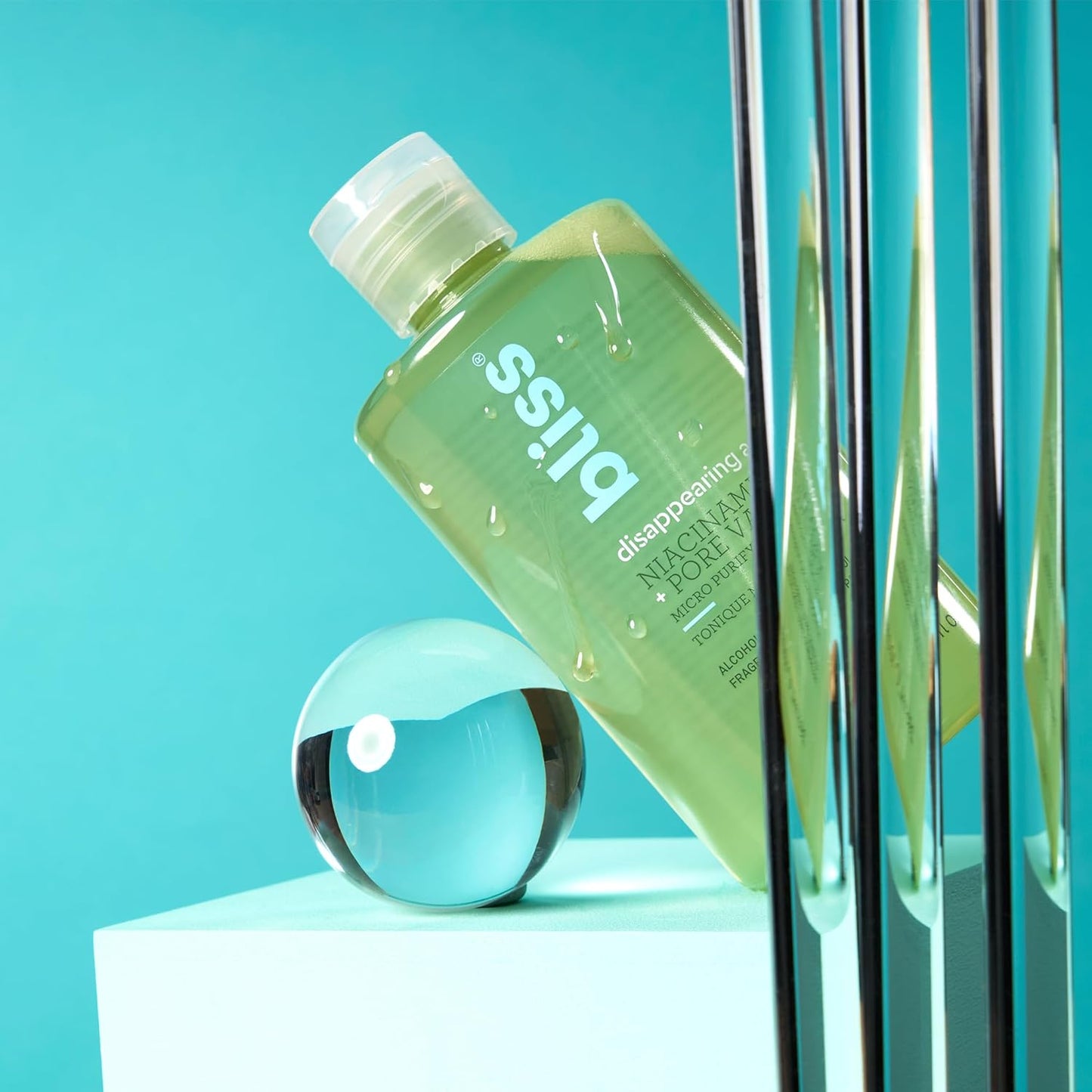 Bliss Disappearing Act Niacinamide Toner - 10 Fl Oz - Pore Vanish Complex - Purifies and Minimizes Pores - Alcohol-Free Face Toner - Clean - Vegan & Cruelty Free