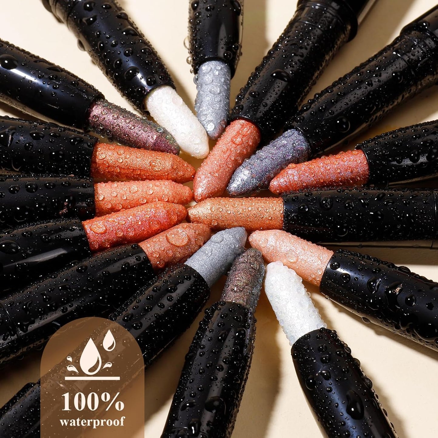 Longwear Cream Eye Shadow Sticks (67 Amethyst Matte),Smudge-Proof, Waterproof Eyeshadow,Silky Formula Glitter With Makeup Brush,Dark Purple