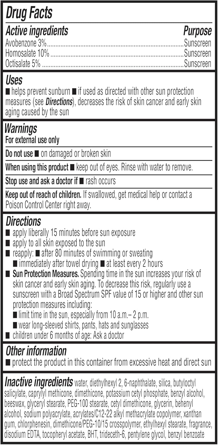 Amazon Brand - Solimo Sheer Face Sunscreen, Formulated without Octinoxate & Oxybenzone, Unscented, 3 fl oz (Pack of 1)
