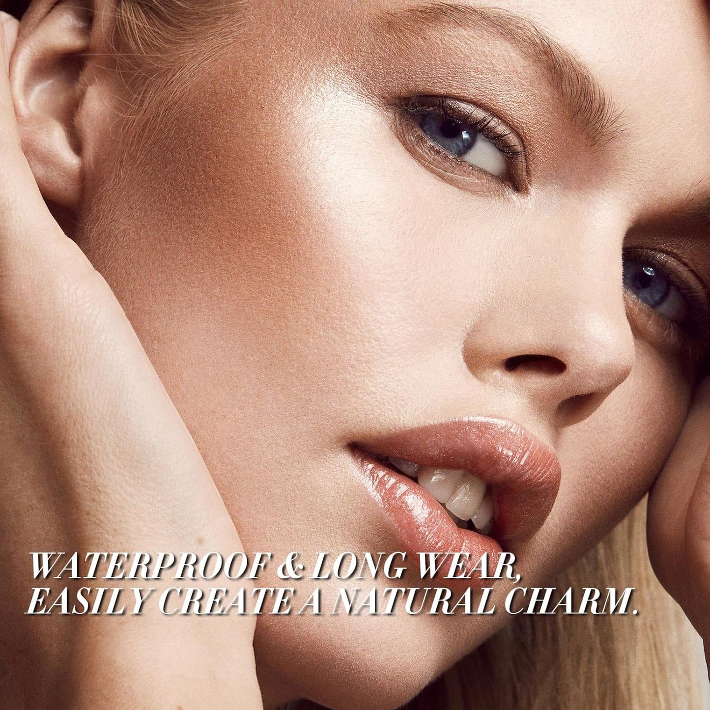 FOCALLURE Shimmer Face Highlighter Makeup Powder, Gel to Powder Glow Finish, Leaving a Lightweight & Healthy Radiance, Long Lasting Luminous Face Body Highlighter Makeup (PK02 Rosettes Light)