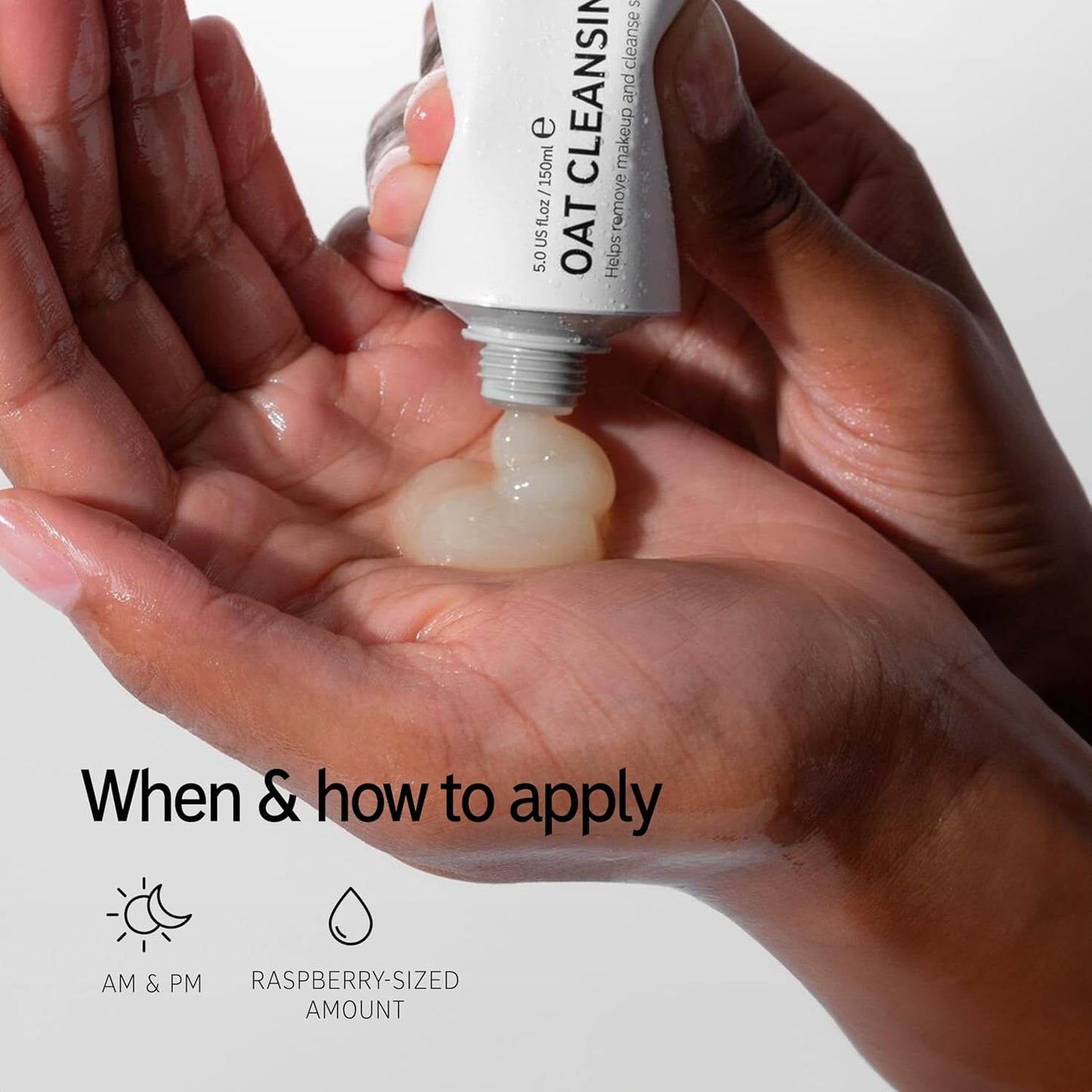 The INKEY List Oat Cleansing Balm 5 Fl Oz/150ml, Dissolves Makeup, Nourishing Skincare, Gentle Cleanser, Vegan Friendly, Suitable For All Skin Types