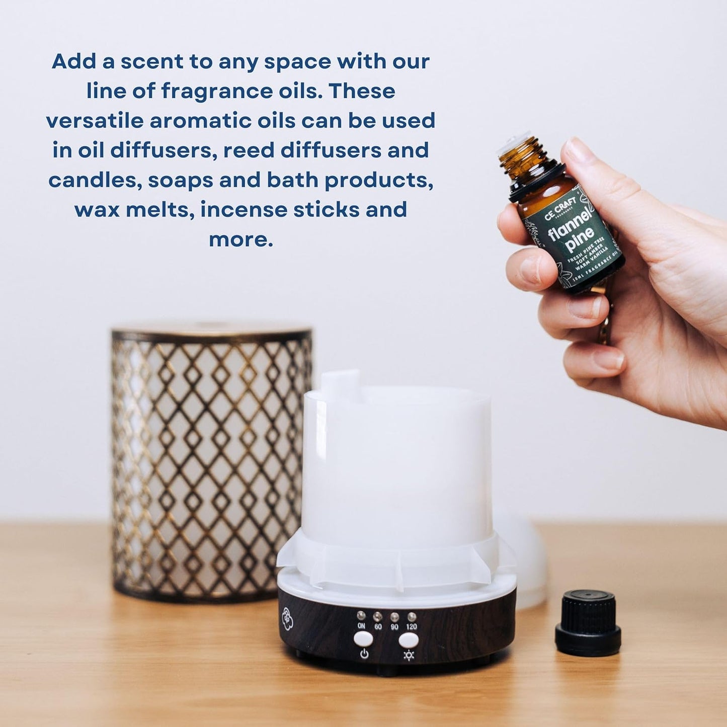 CANDECraftCo Premium Fragrance Oil – Diffuser Oils Fragrances Scented for Home, Candle Soap Making Supplies, Aromatherapy Blends for House (0.34 Fl Oz) (2-Pack, Pink Sugar)