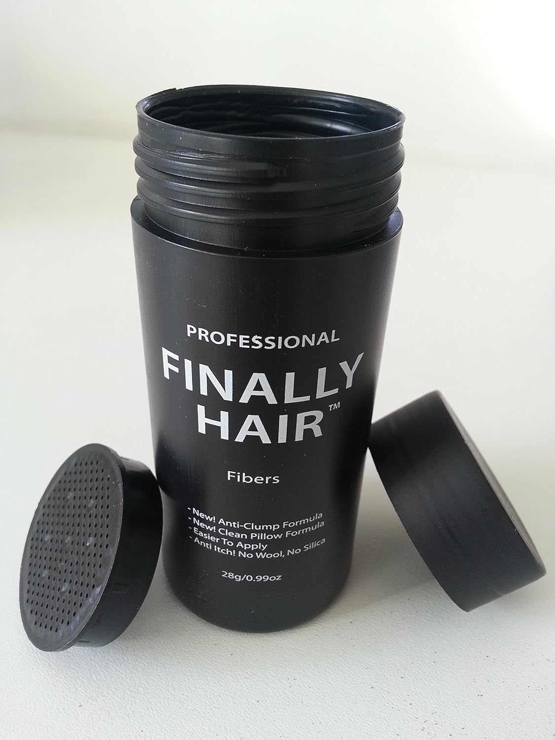 Hair Building Fibers 200 Grams 7 Oz. With Bottle By Finally Hair 50g*4 (Medium Brown)