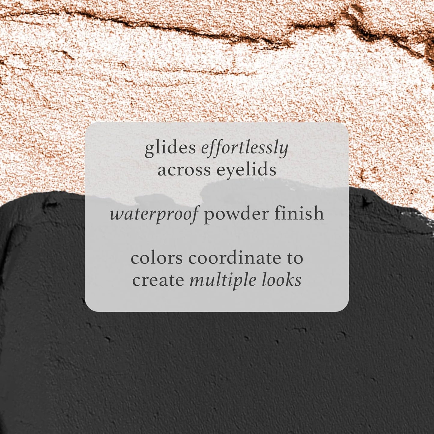 Julep Eyeshadow 101 Crème-to-Powder Waterproof Eyeshadow Stick Duo – Long-Lasting, Crease-Proof, Easy Apply with Built-in Smudger - Pearl Shimmer + Onyx Matte