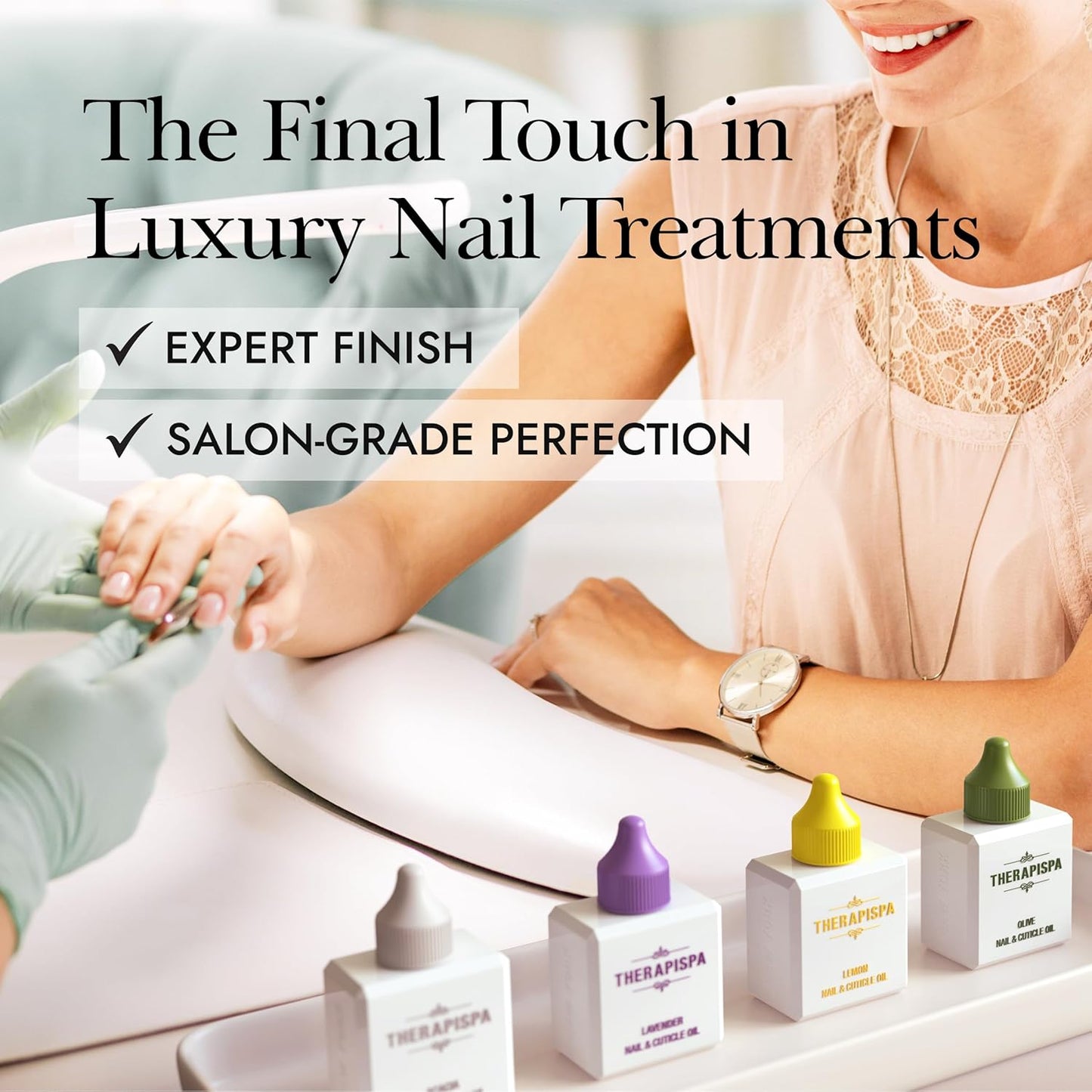 Nail & Cuticle Oil with Avocado, Jojoba, Biotin & Vitamin E – Nail Growth & Repair Oil for Damaged Cuticles & Brittle Nails (Olive, 2.0 fl oz)