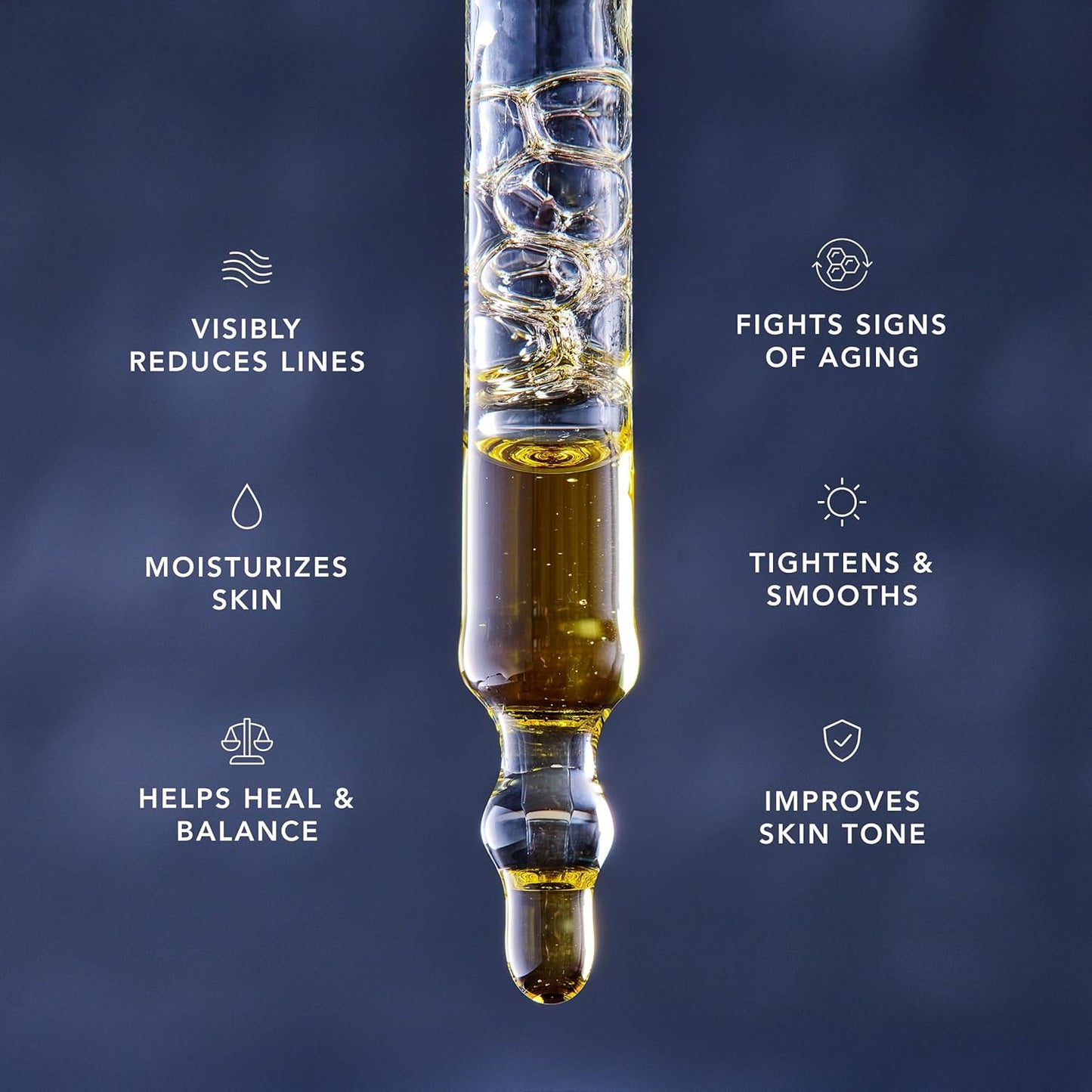 Caldera + Lab The Good | Men's Organic Moisturizing Face Serum for Dry, Sensitive, & Normal Skin – Vegan, Natural & Antioxidant Packed Skincare Facial Oil