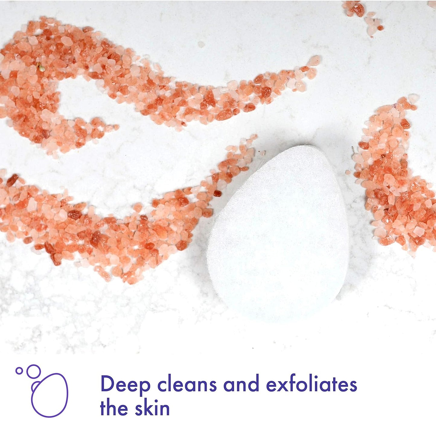 Buf-Puf Regular Facial Sponge, Dermatologist Developed, Removes Deep Down Dirt & Makeup that Causes Breakouts and Blackheads, Reusable, Exfoliating, White, 1 Count (Pack of 2)