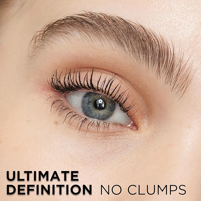 L'Oreal Paris Makeup Telescopic Original Lengthening, Lash Separating Mascara with Dual Precision Brush, Washable, Carbon Black, 0.27 Fl Oz., 2 Count