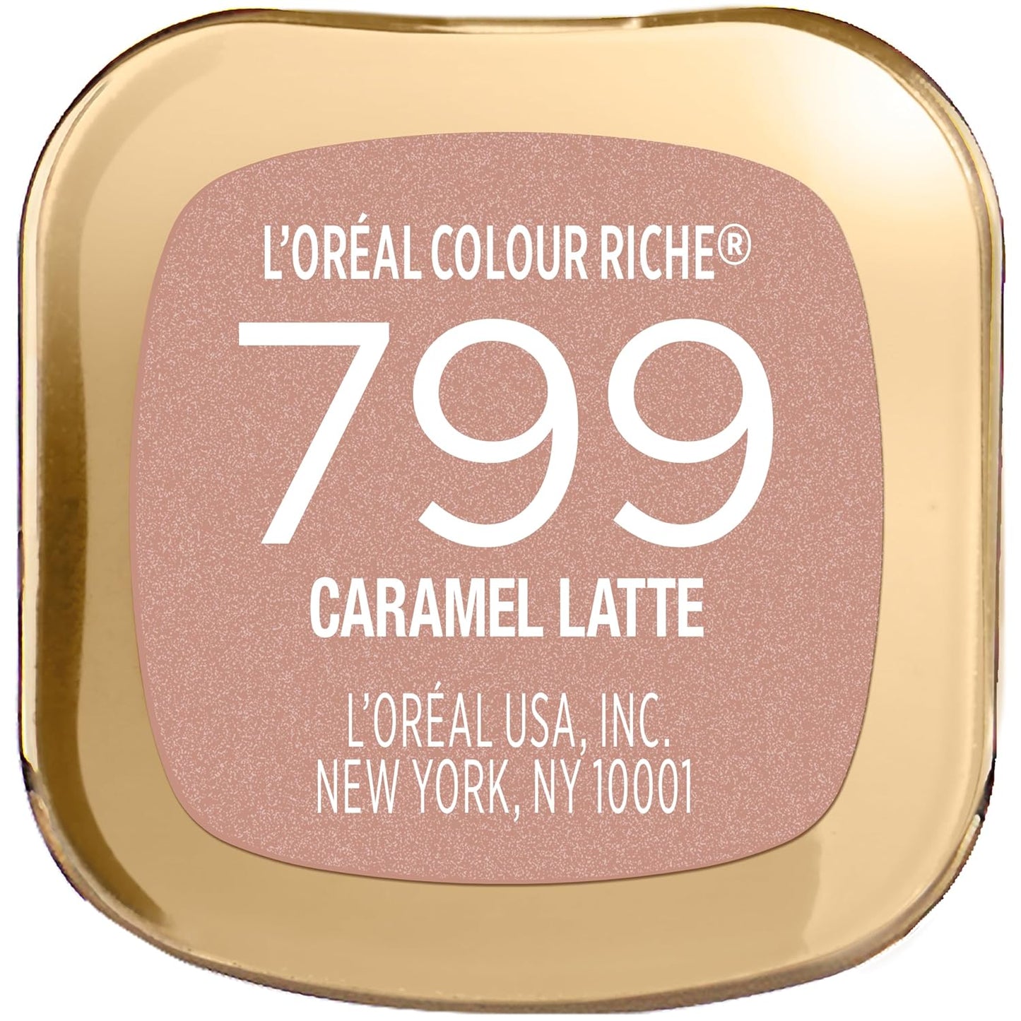 L'Oreal Paris Colour Riche Original Creamy, Hydrating Satin Lipstick with Argan Oil and Vitamin E, Caramel Latte , 1 Count
