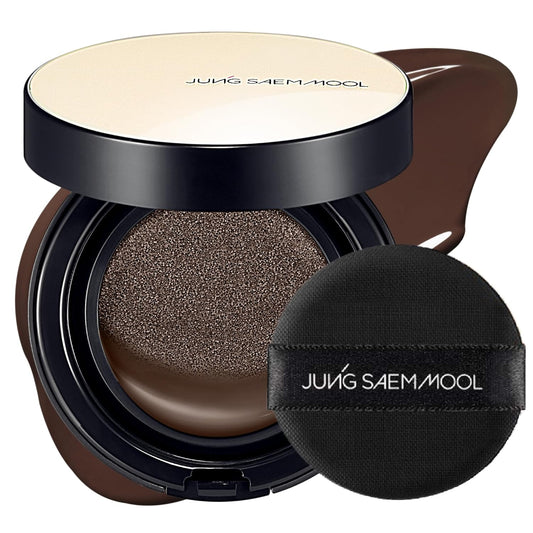 JUNG SAEM MOOL Essential Skin Nuder Cushion 45N Espresso 0.49 Fl Oz, No Refill, Natural Radiant Finish Cushion Foundation with Buildable Coverage, Lightweight Texture, Korean Foundation Makeup