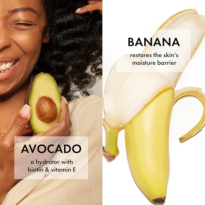 ESW Beauty Avocado Banana Milk - Hydrating Plant-Based Milk Face Mask - Moisturizing with Avocado & Banana for Dry, Sensitive & Combination Skin - Deep Hydration & Suppleness