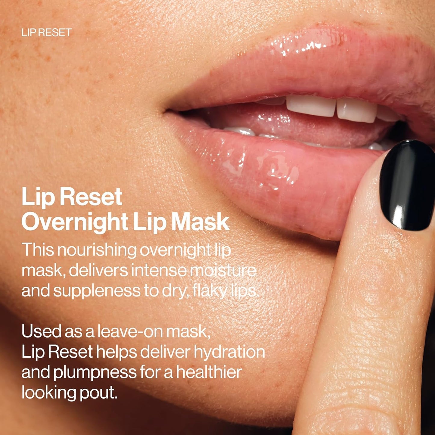 MAKE Beauty Lip Reset Overnight Lip Mask. Nourishing, Hydrating Lip Treatment for Dry, Flaky Lips. Plumps, Softens, and Smooths. Lunar Lemonade Flavor