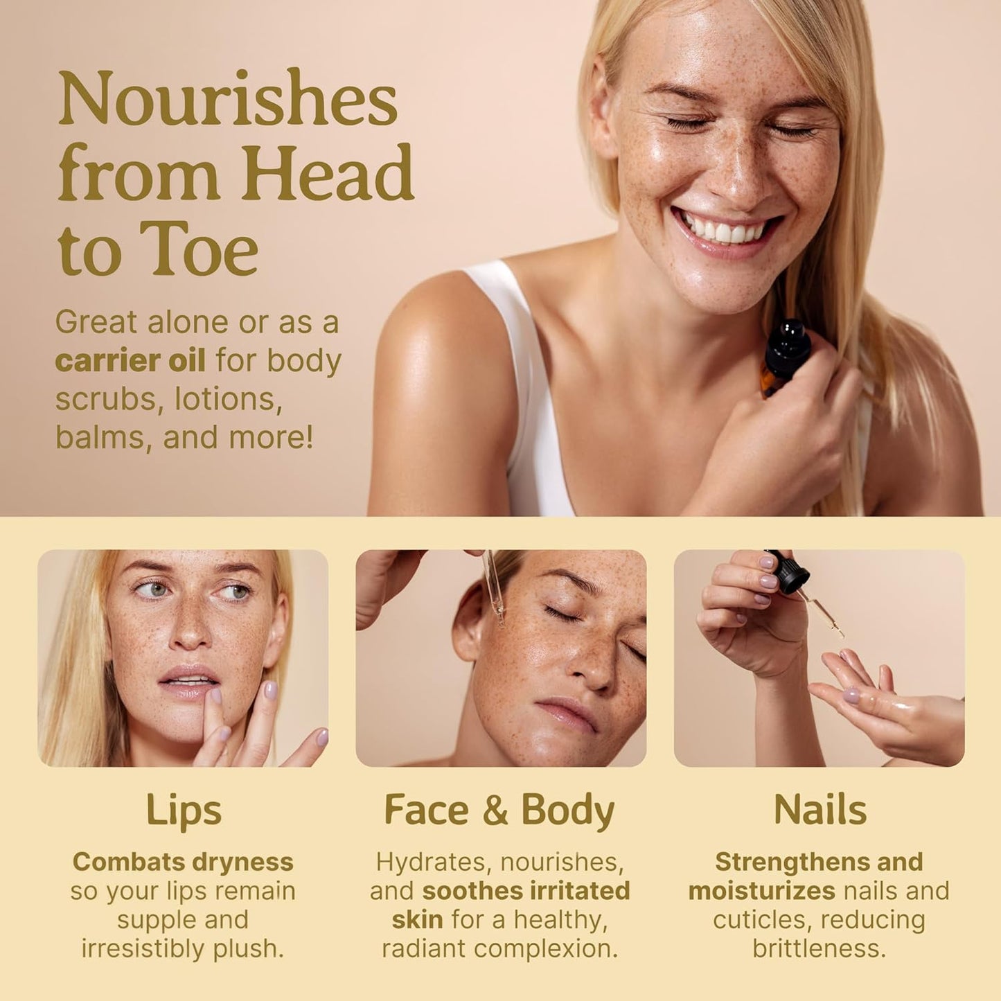 Bella Terra Oils Versatile Clear Emu Oil for Hair, Skin, and Nails – 1 gallon, Non-Greasy, Quick Absorbing