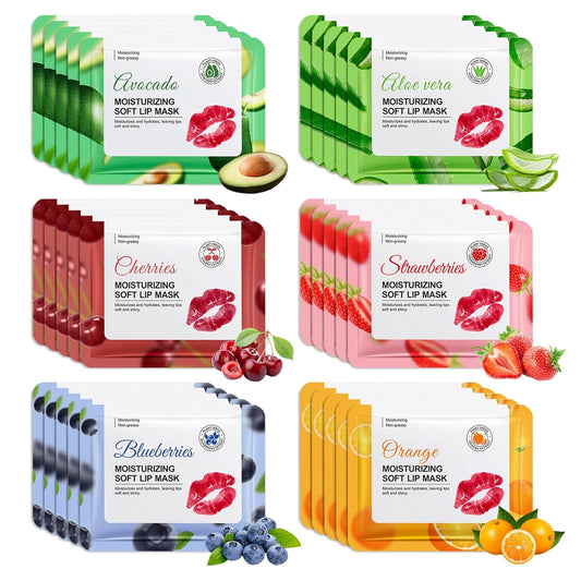 30 Pieces of Lip Masks,Hydrating Lip Sleeping Masks Lip Care Kit,Overnight Lip Masks for Dry Lips,Moisturizing Lip Moisturizer Lip Patches,Make Your Lips plumper
