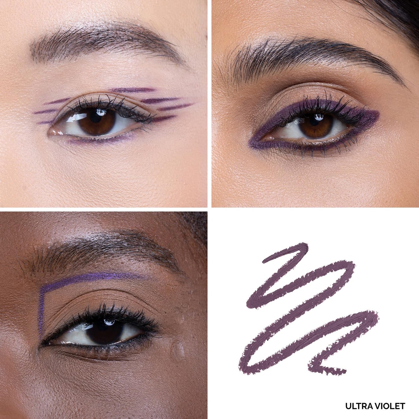OFIR Waterproof Eye Pencil | Vegan, Cruelty-Free & Smudge-Proof | Creamy Gel Formula for Smooth Application | Long-Lasting, Full-Coverage, Precise Eyeliner Pencil (Ultra Violet - Deep Purple)