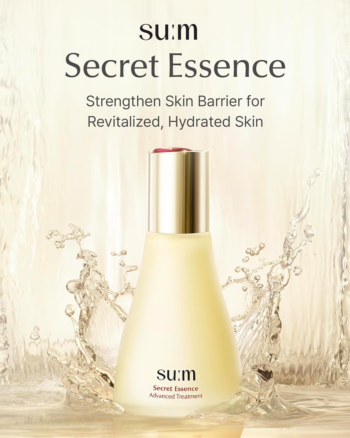 SU:M Secret Essence Advanced Treatment Special Set (2.7 fl oz) (5-piece set) - Korean skin care, Skin Barrier Repair Hydrating Serum gift set, sets & kits
