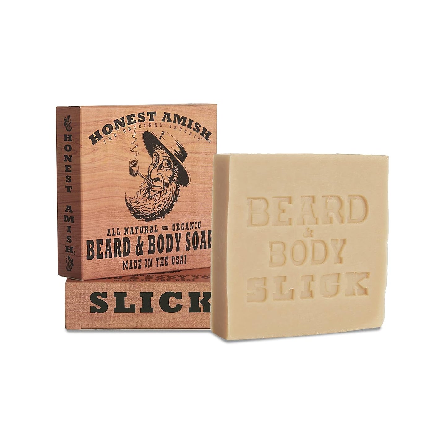 Honest Amish Beard & Body Soap (Slick)