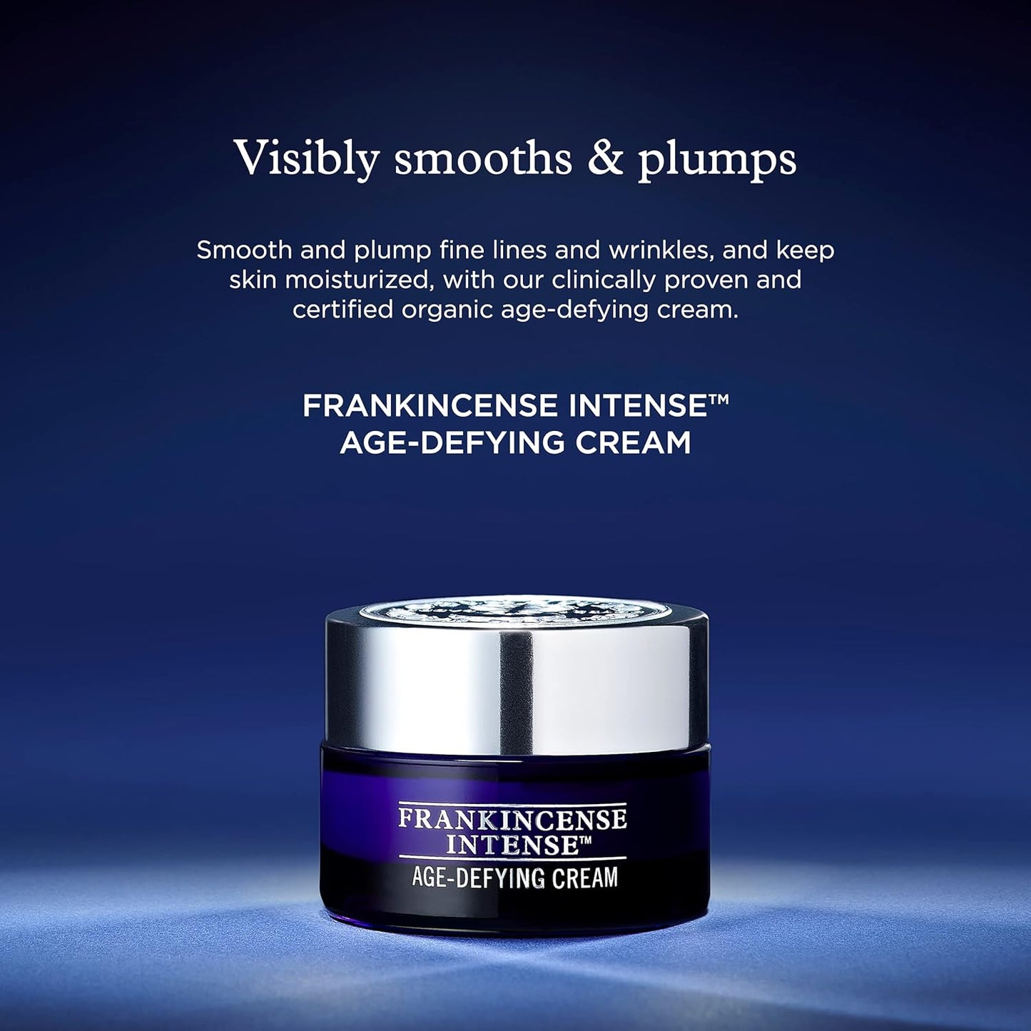 Neal's Yard Frankincense Intense Age Defying Cream with Carnauba Wax, Smoothes & Plumps Fine Lines & Wrinkles, Cruelty-Free, 50g