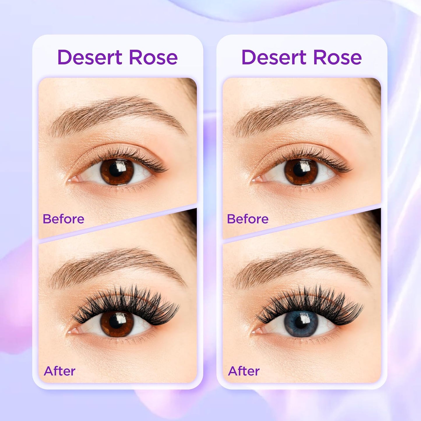 Lash Extension Kit DIY Lash Clusters Kit Eyelash Extensions Individual Lashes Extensions with (BondSeal,Tweezers,Remover,168PcsDesert Rose,8-16)