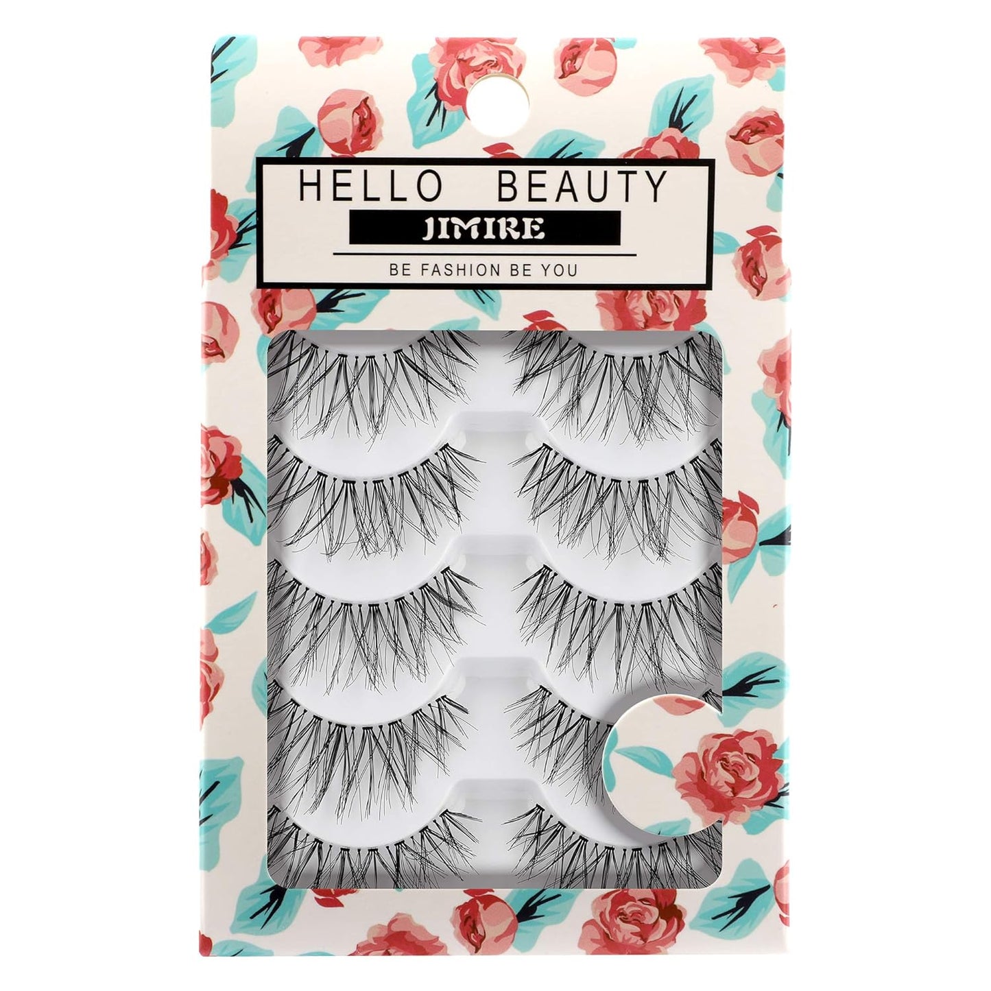 JIMIRE False Eyelashes Multipack False Eyelashes Glam 614 False Lashes