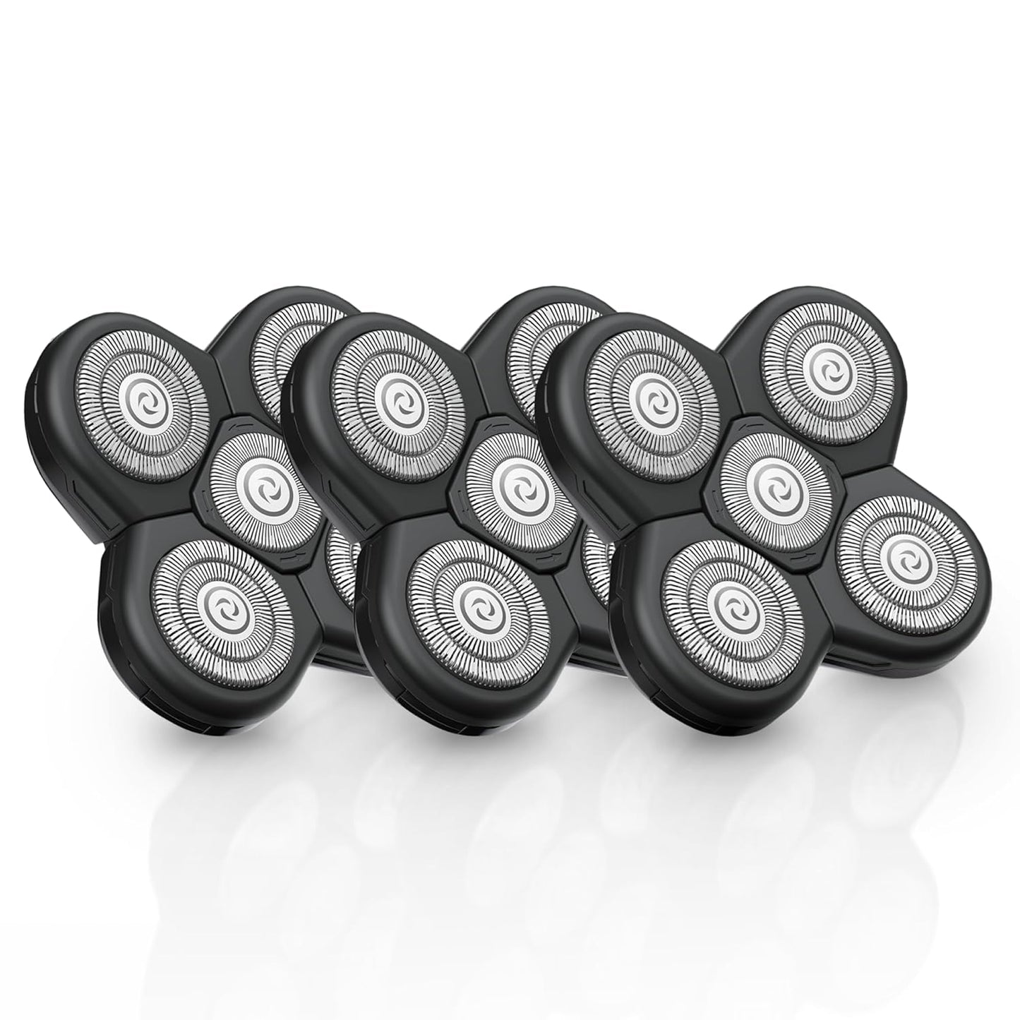 FlexSeries Official Blade 3 Pack Refills - No Irritation, Razor Bumps or Ingrown Hairs, Ultra-Sharp, Durable, ScalpSafe Design, QuickSnap Install, for 50 Shaves, Compatible with FlexSeries