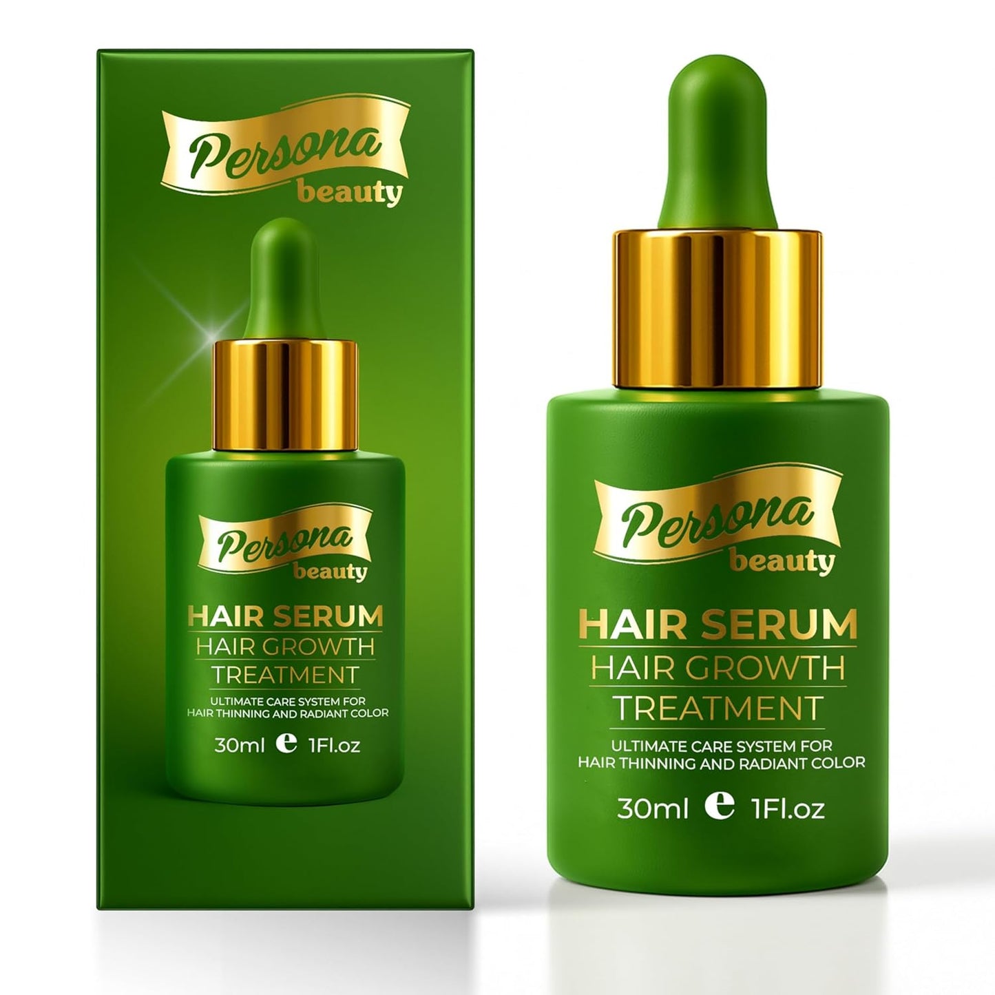Hair Growth Serum – Advanced Biotin with Caffeine, Peptides, Botanical Extract for Thicker, Fuller, Longer Hair, Reduces Hair Thinning, Hair Regrowth Tonic, Hair Loss Treatment for Men & Women, 30ml