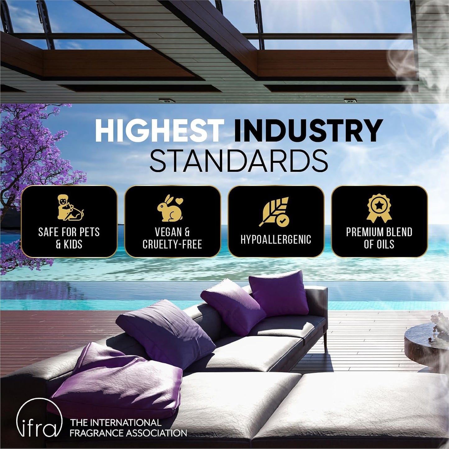 Luxury Hotel Fragrances - Hotel Fragrance Oil - Diffuser Oil Blends for Aromatherapy (Parisian Villa) 4.05 Fl Oz (120ml)