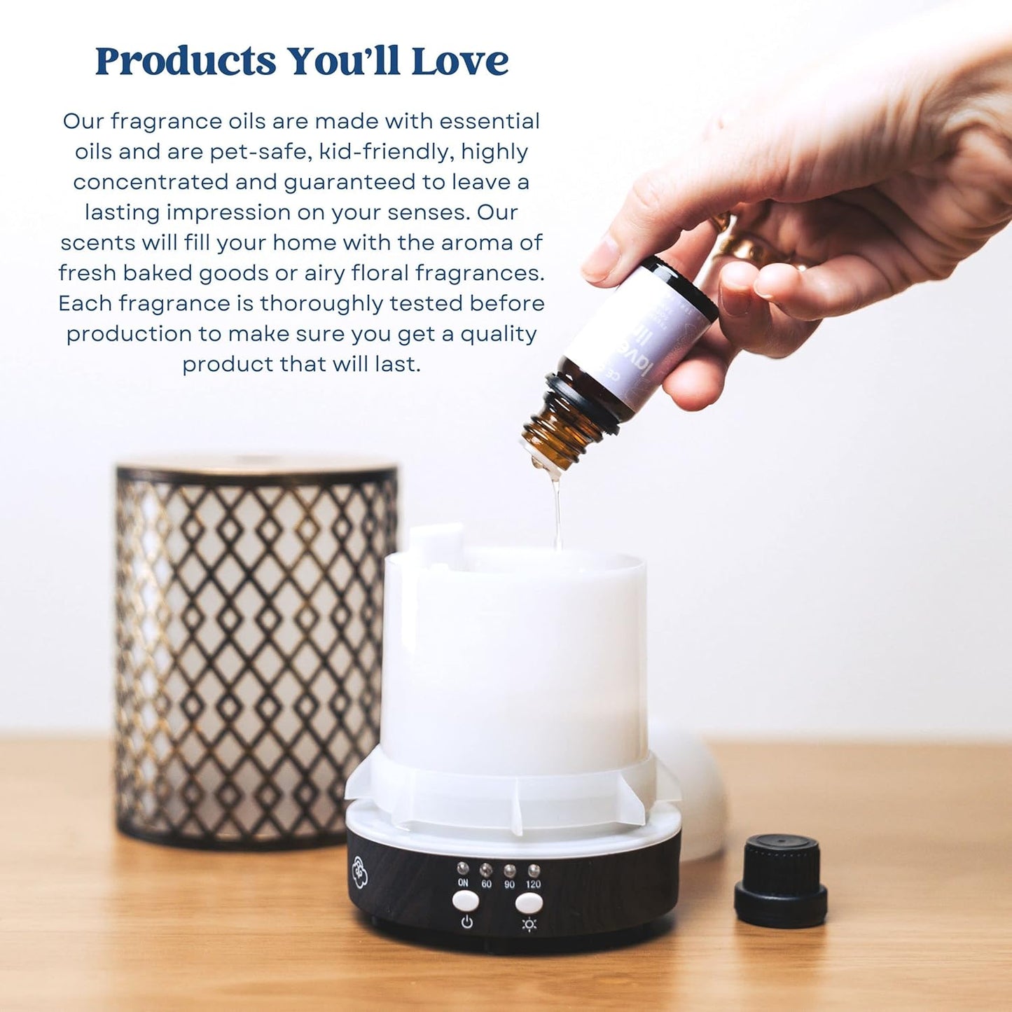 CANDECraftCo Premium Fragrance Oil – Diffuser Oils Fragrances Scented for Home, Candle Soap Making Supplies, Aromatherapy Blends for House (0.34 Fl Oz) (1-Pack, Bourbon Vanilla)