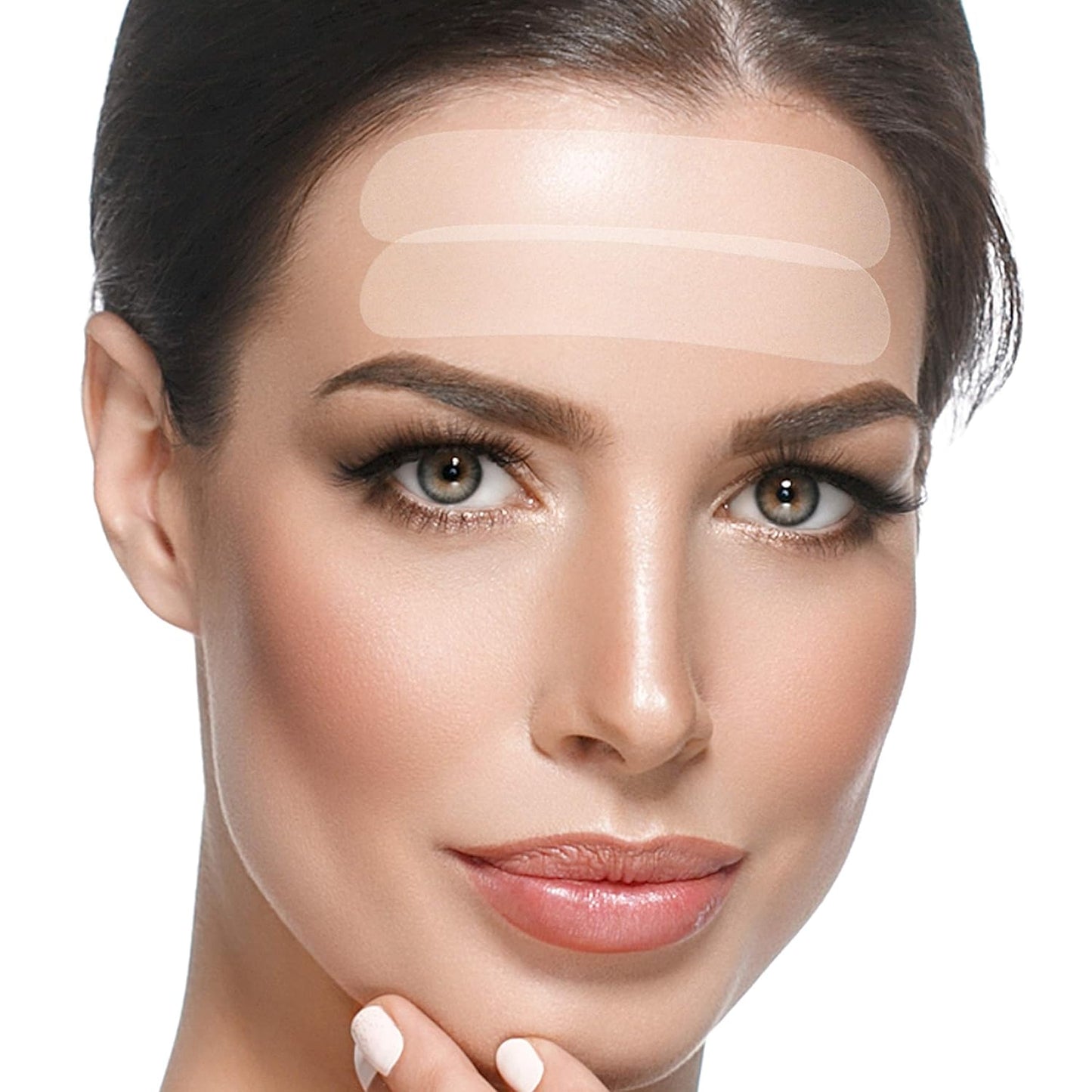 Blumbody Forehead Wrinkle Patches - Anti Wrinkle Facial Patches to Smooth Eyes & Forehead Wrinkles - Non-Silicone Face Tape for Fine Wrinkles between Eyes & Face - 50 Patches (Up to 60 day supply)