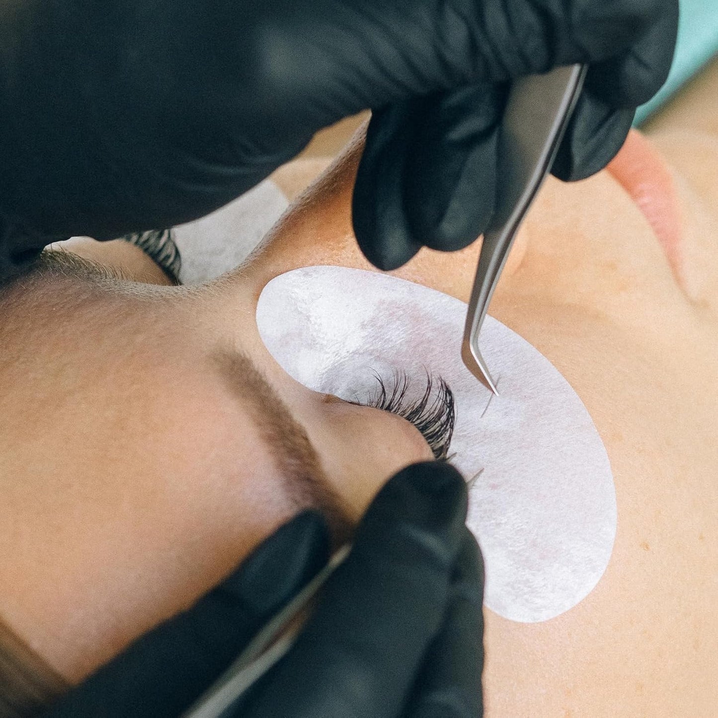 70 Pairs Under Eye Patches, Isolation Eyelash Extension Pads, Under Eye Gel Pads for Pro Salon and Individual, DIY Lashes Extension Supplies (Gold)