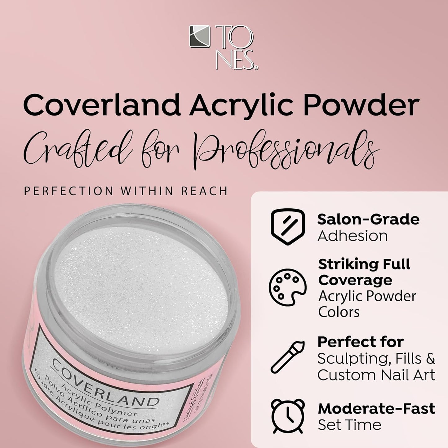 Coverland Acrylic Powder 3.5oz "Ice Queen" - Limited Edition