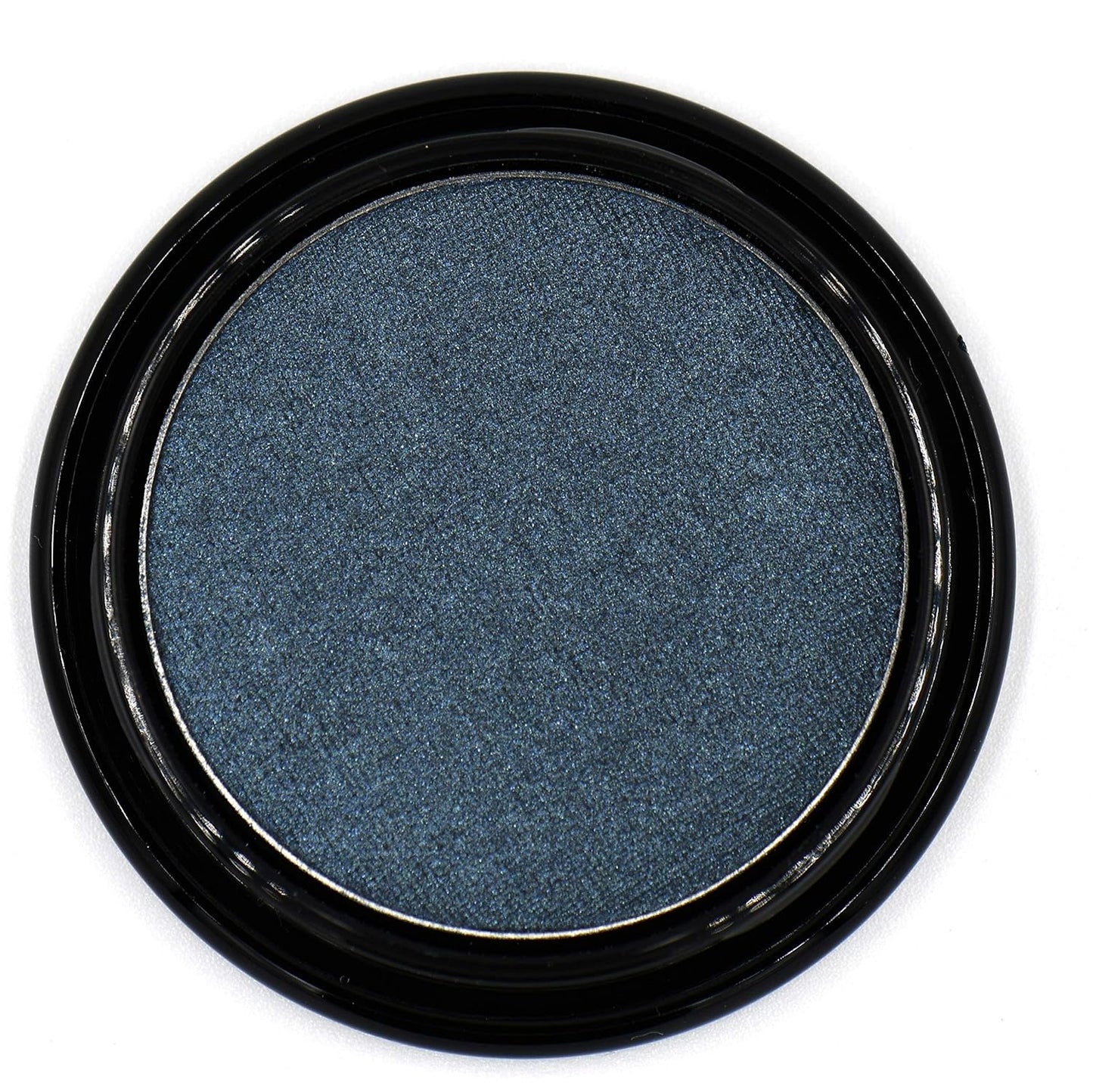 Dark Starry Night Metallic Navy Blue Grey Gray Silver Shimmer Pressed Powder Single Vegan Eyeshadow; Talc, Paraben & Cruelty Free
