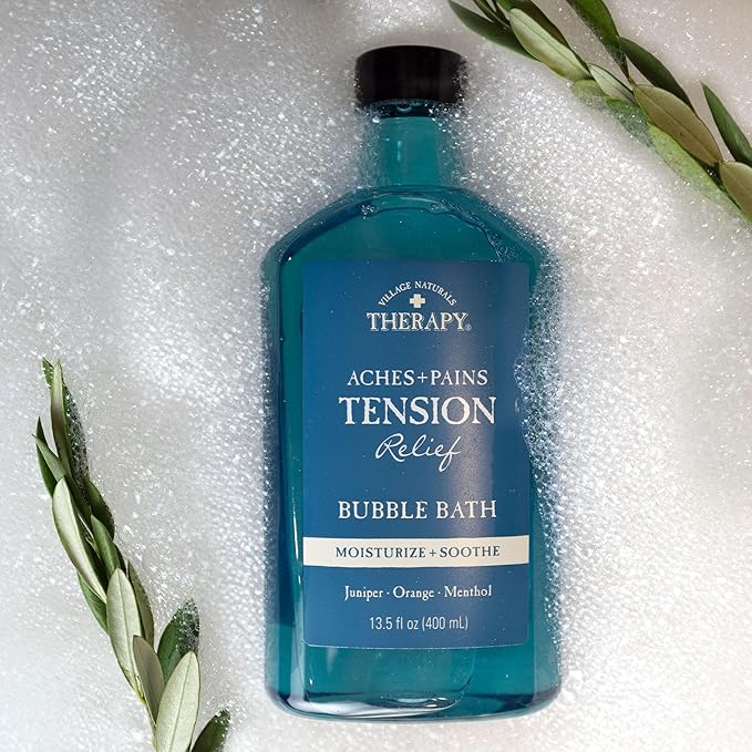 Village Naturals Therapy 3-Piece Tension Relaxing Wellness Spa Gift Set, Cedar Citrus Scent