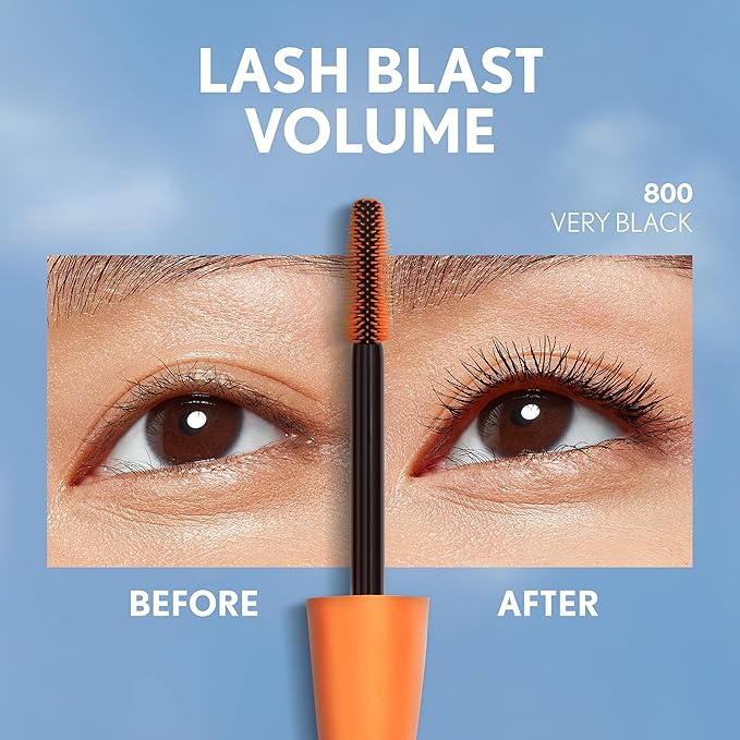 COVERGIRL Lash Blast Volume Waterproof Mascara, Long-Wearing, Smudge-Proof, Cruelty Free - Black Brown (Pack of 1)