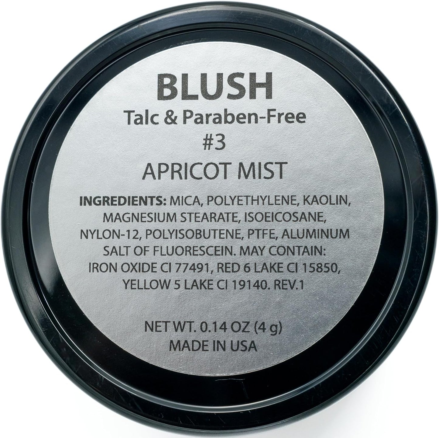 Apricot Mist Vegan Blush Pressed Cheek Color Powder, Talc & Paraben Free, No Animal Testing & Cruelty Free