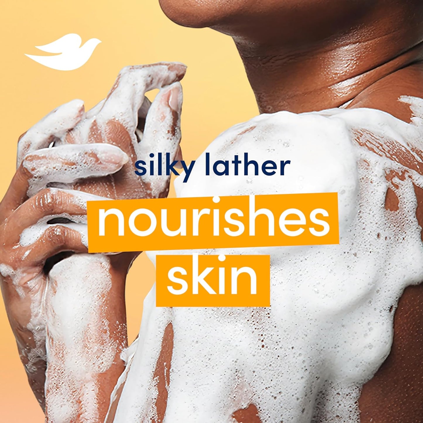 Dove Beauty Bar Soap Glowing Mango & Almond Butters, 8 Bars for Radiant Skin, Illuminates Skin 3.75 oz